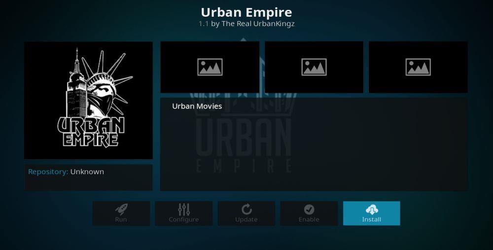 Urban Empire Kodiアドオン – インストールと使い方