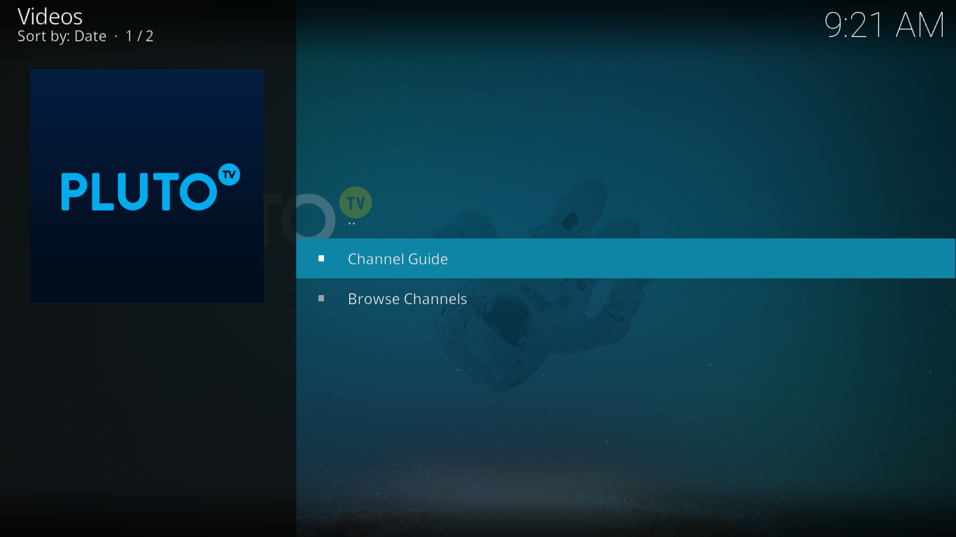 Module complémentaire Pluto.tv pour Kodi : installation et visite guidée Module complémentaire Pluto.tv pour Kodi : installation et visite guidée