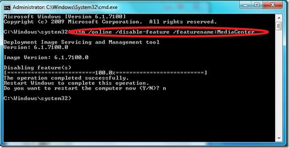 DISM – Windows 7 Özelliklerini Yönetmek İçin Komut Satırı Aracı