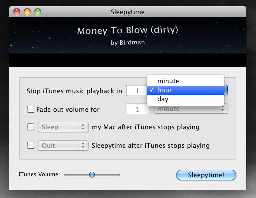 自動停止 iTunes 音樂播放並關閉 Mac
