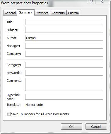 Preparar documento do Word 2010 para distribuição [Menu Preparar]