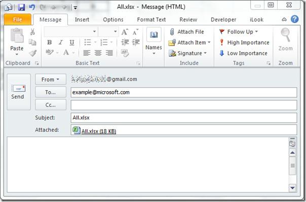 Cómo añadir la herramienta de correo electrónico de Outlook a Excel 2010