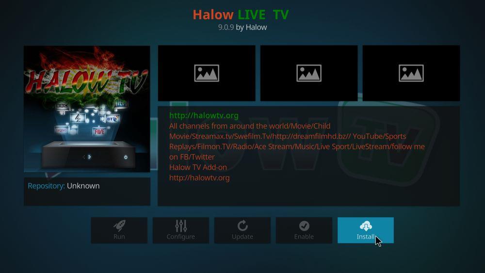 Halow TV Kodi-Add-on für Live-TV: Installationsanleitung und kurze Überprüfung