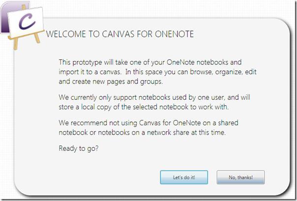 OneNote 2007 和 2010 的 Canvas 插件