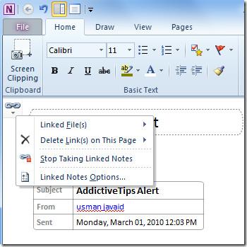 將 PowerPoint 2010 與 OneNote 2010 筆記本連結