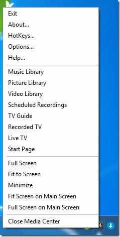在雙顯示器上擴展 Windows Media Center