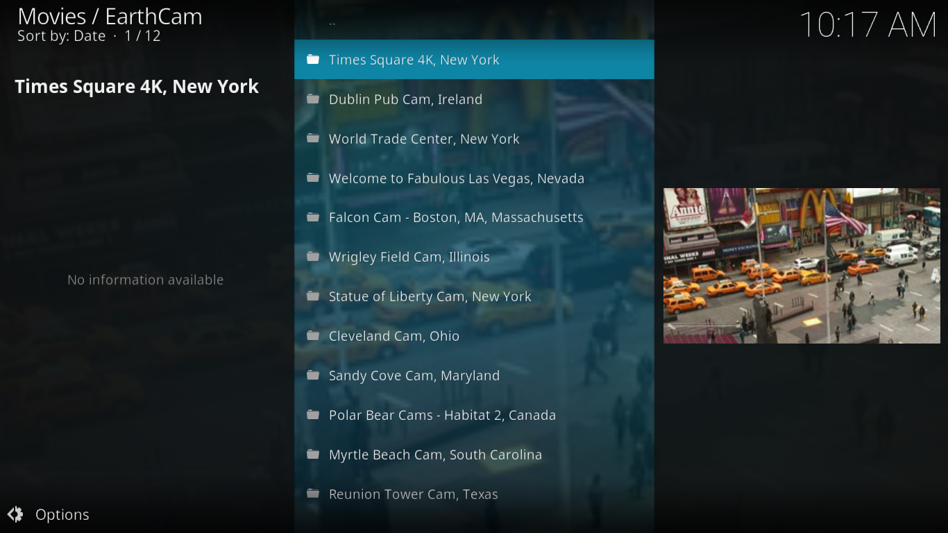 Kodi 的 EarthCam 外掛程式 – 看世界的安裝指南
