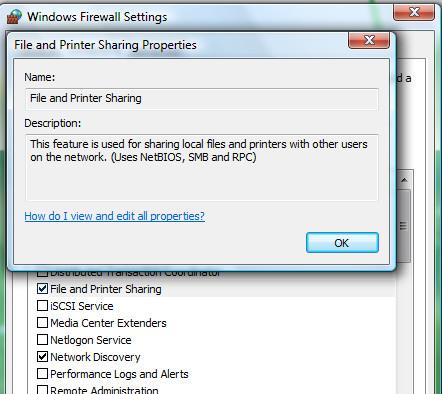 Windows 7/Vista ファイアウォールでプログラムとポートの例外を作成する