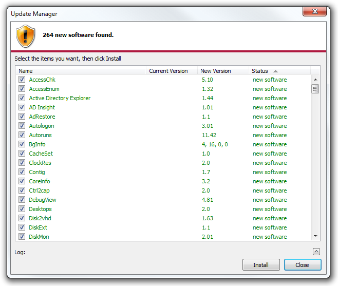 使用 WSCC 輕鬆下載並啟動 Sysinternals 和 Nirsoft 實用程式