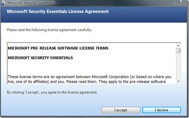 Test de Microsoft Security Essentials (avec captures d'écran)