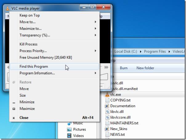 WindowMenuPlus はアプリのタイトルバーメニューに 9 つの便利なオプションを追加します