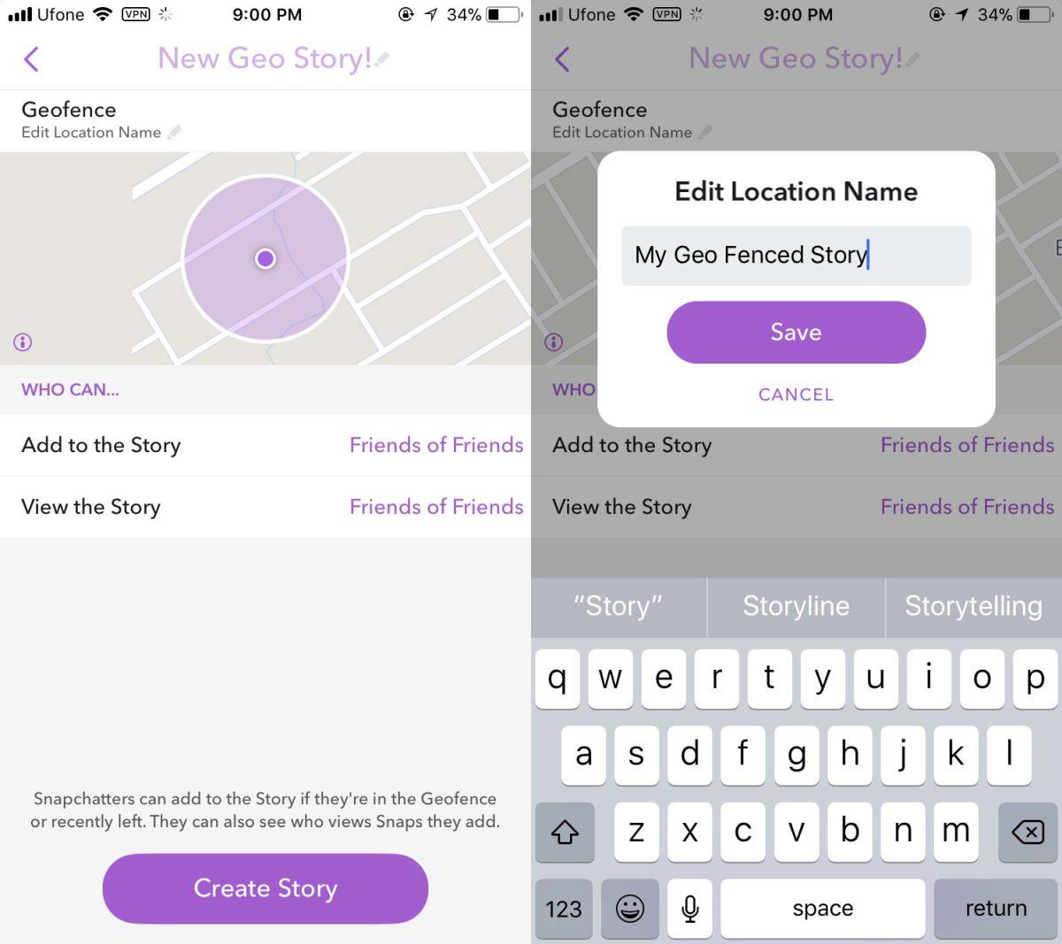 Come creare una storia geo-recintata su Snapchat