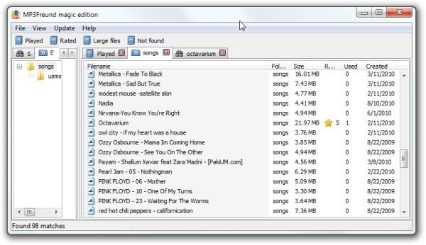 MP3 Freund: 高速検索のための大規模な MP3 音楽ライブラリのインデックス
