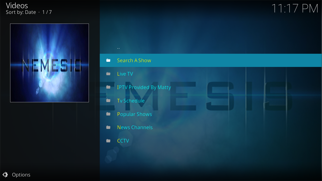Дополнение Nemesis для Kodi — как установить Nemesis на Kodi