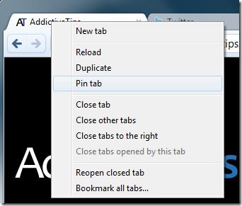 Aggiungi schede in modo permanente in Google Chrome