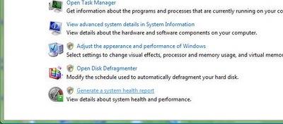 Cómo comprobar el estado de su sistema en Windows 7/Vista