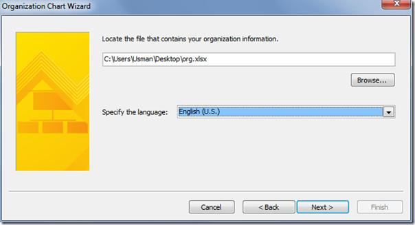 在 Visio 2010 中從 Excel 電子表格建立組織架構圖