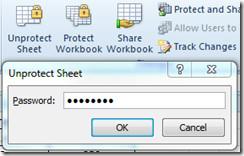 Excel 2010：密碼保護電子表格