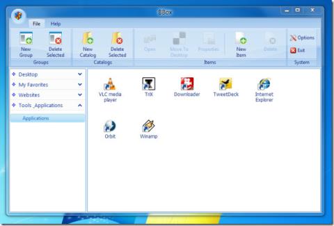 Agrupar e organizar ícones da área de trabalho