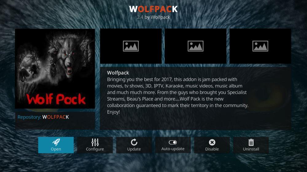 Wolfpack Kodi 插件 – 如何安裝 Wolfpack 插件和儲存庫