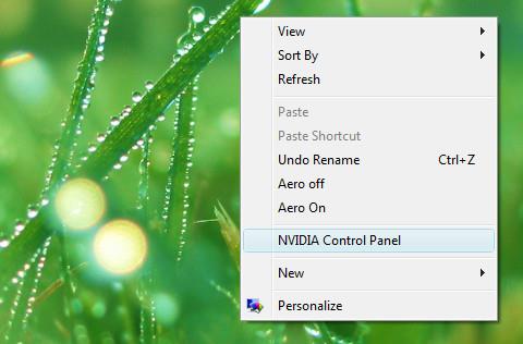 右クリックのコンテキストメニューからNvidiaコントロールパネルを削除する