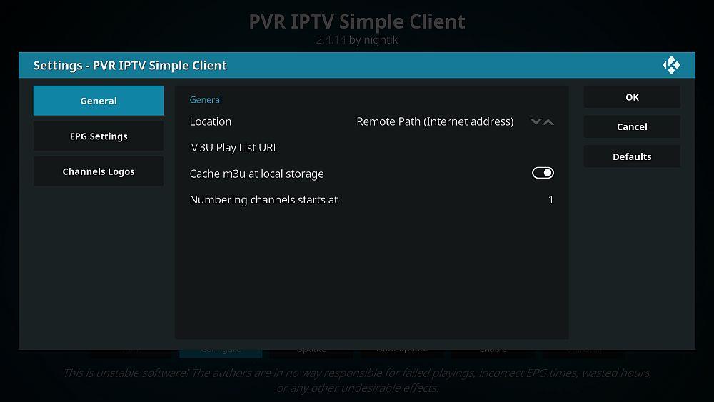 Comment configurer un client simple PVR IPTV sur Kodi Comment configurer un client simple PVR IPTV sur Kodi