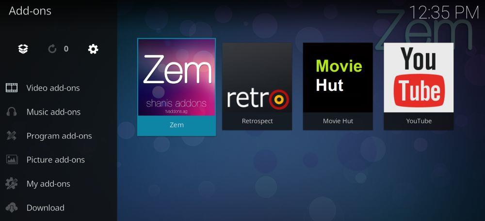 Complemento Zem TV Kodi: Cómo instalarlo y transmitir TV en vivo