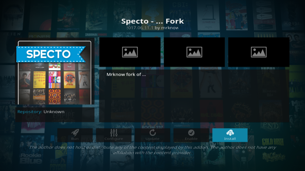 Componente aggiuntivo Specto Kodi: come installare e utilizzare Specto Componente aggiuntivo Specto Kodi: come installare e utilizzare Specto