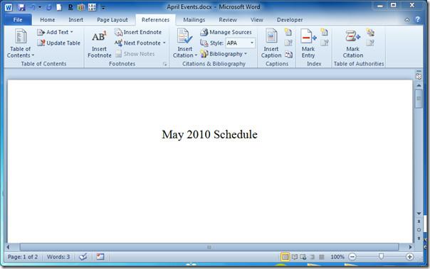 在 Word 2010 文件中嵌入 Visio 繪圖