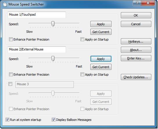 Gebruik verschillende snelheden voor externe muis en touchpad op laptop [Windows]