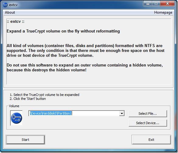 Расширение тома TrueCrypt без переформатирования