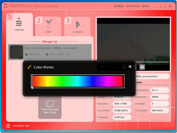 Hamster Video Converterは一般的なモバイルフォーマットをサポートしています