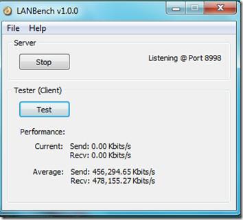 LAN Bench – Utilità di benchmark LAN LAN Bench – Utilità di benchmark LAN