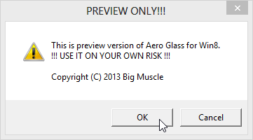 Uzyskaj właściwy efekt Aero Glass z rozmytą przezroczystością w systemie Windows 8