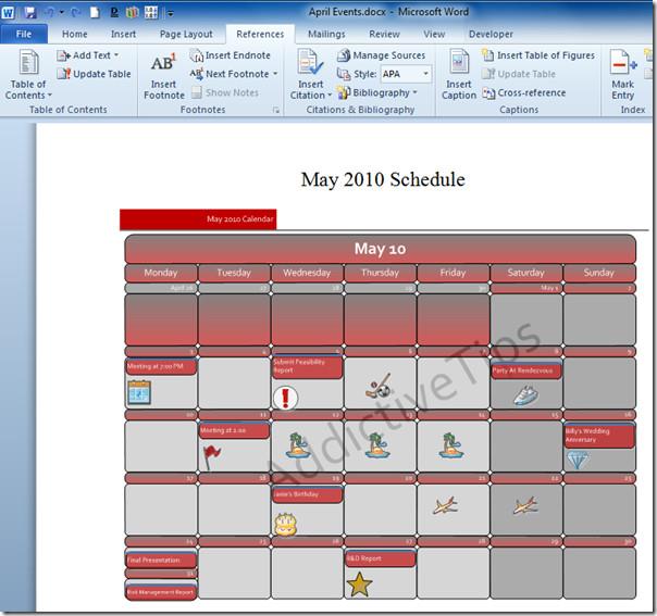 在 Word 2010 文件中嵌入 Visio 繪圖