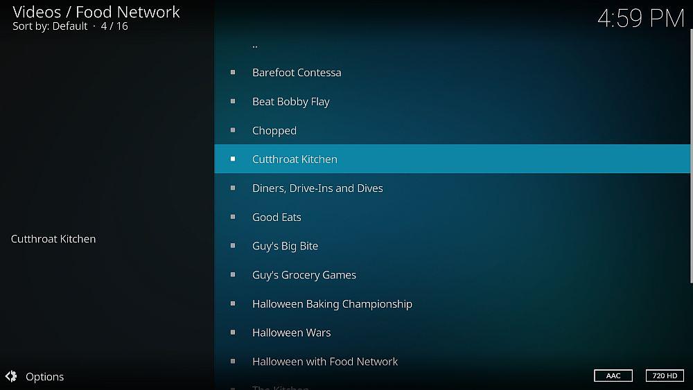 Complemento de Food Network para Kodi: Cómo ver Food Network en Kodi