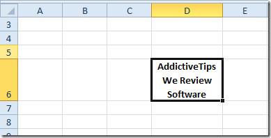 Excel 2010：如何在儲存格中自動換行