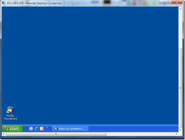 Windows 7でリモートデスクトップ接続を使用する