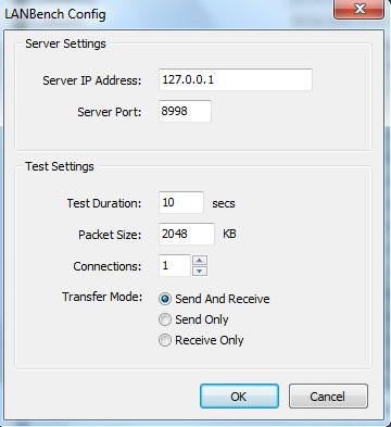LAN Bench – Utilità di benchmark LAN LAN Bench – Utilità di benchmark LAN
