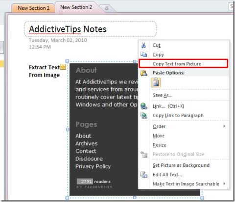 Office OneNote 2010：從圖像中擷取文字 [OCR]