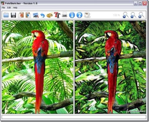 使用 FotoSketcher 將照片轉換為繪畫、素描或卡通