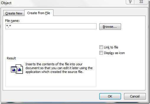Insertar archivo de audio en Microsoft Word 2010