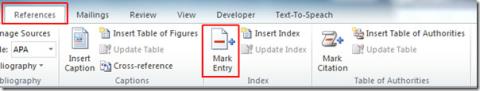 Cara Mengindeks Teks Dokumen Word 2010