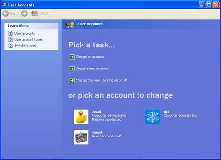 Cómo habilitar o deshabilitar el cambio rápido de usuario en Windows 7, Vista y XP