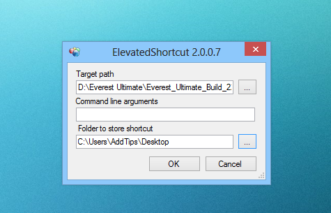 ElevatedShortcut を使用して、特定の Windows アプリの UAC プロンプトを無効にする