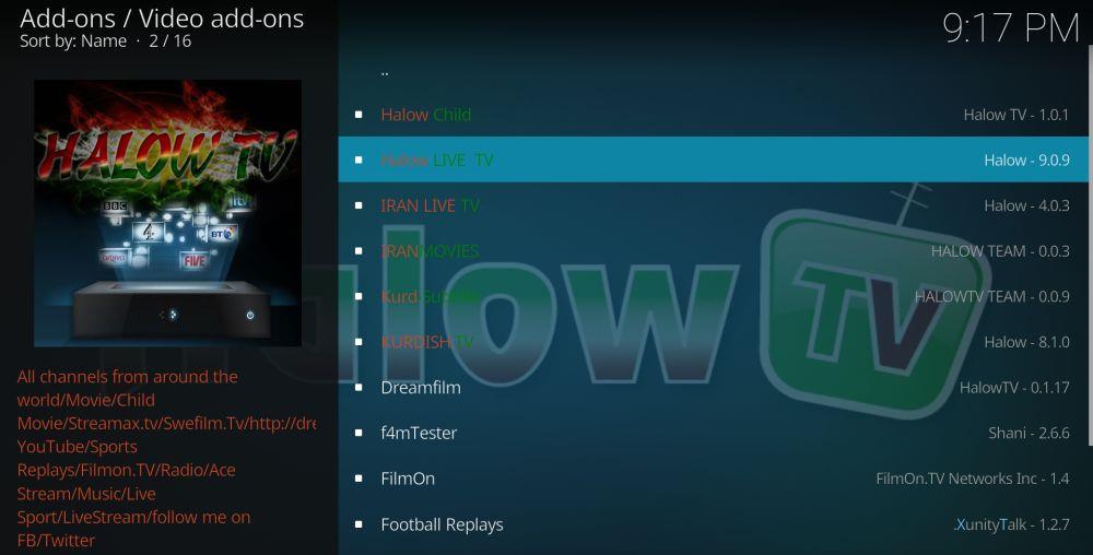 Halow TV Kodi-Add-on für Live-TV: Installationsanleitung und kurze Überprüfung