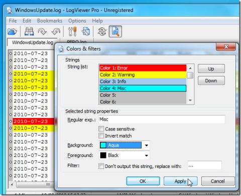 LogViewPro – 大容量の.Logファイルの分析と比較