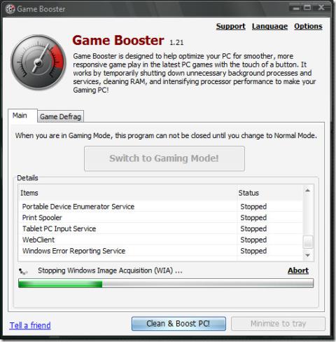 ゲームブースター – ゲームスピードを向上