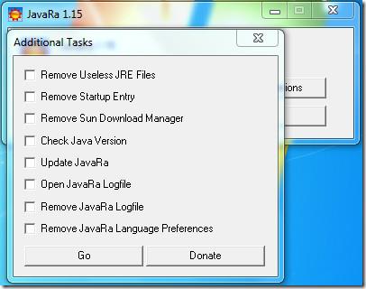 Como remover arquivos antigos redundantes do Java Runtime