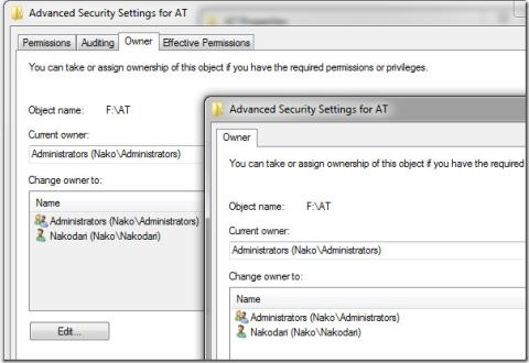Windows 7 アクセス拒否: 権限と所有権